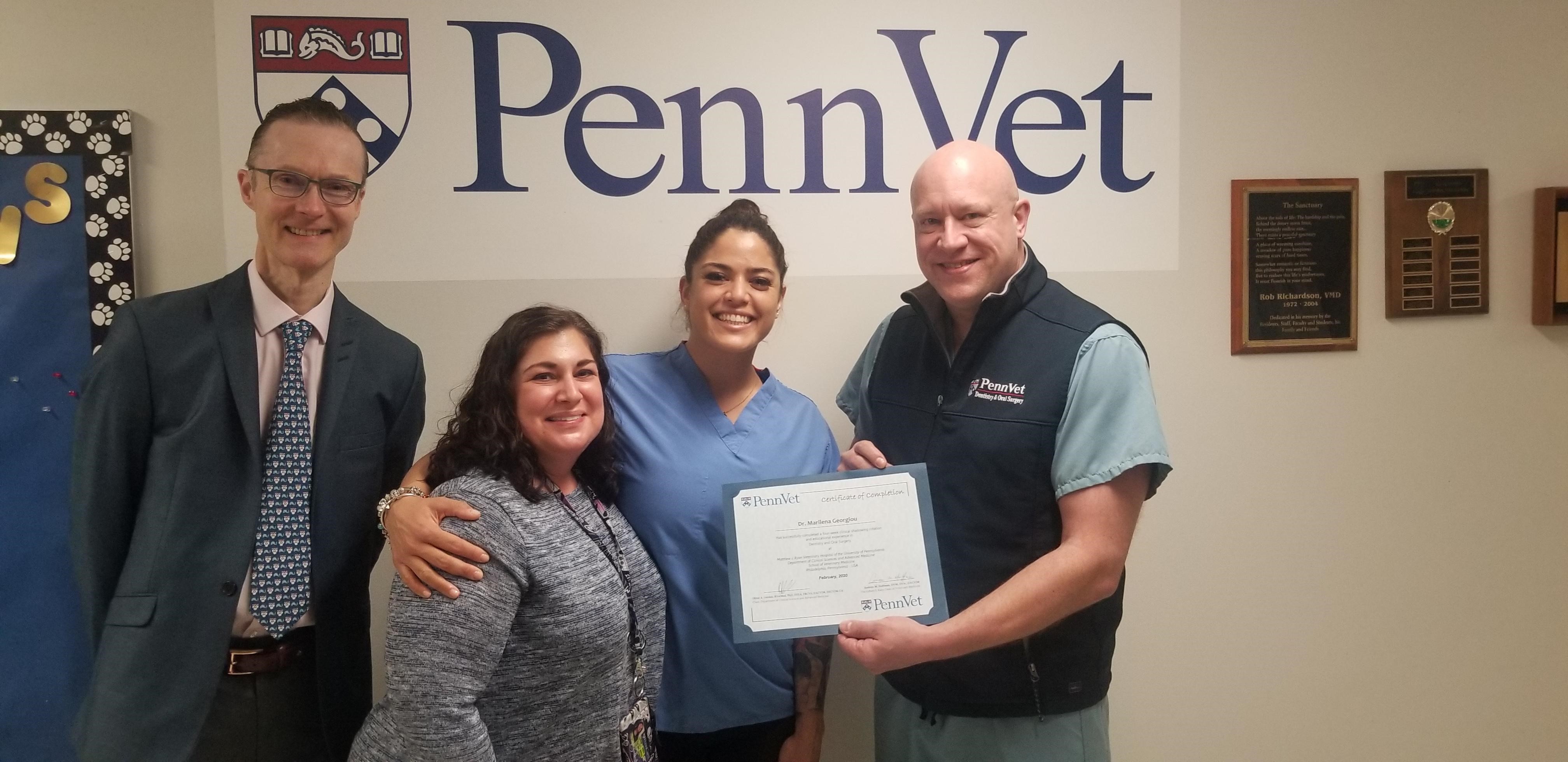 Certificate presentation